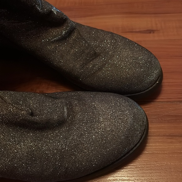 Stuart Weitzman Glitter 5050 Thigh Boots Sz 9.5W - Picture 6 of 8